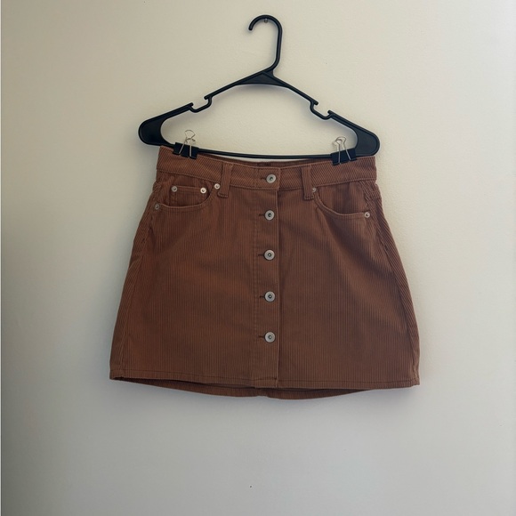 Corduroy Mini Skirt -size 5 - Picture 1 of 2